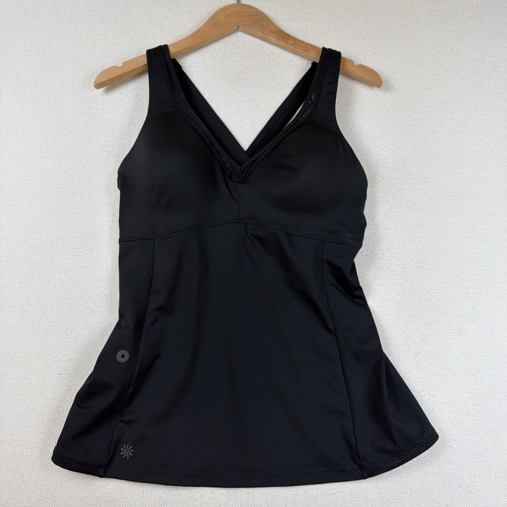 Athleta Tank Top Built in Bra Womens Size M Workout Training Gym Athletic Sports